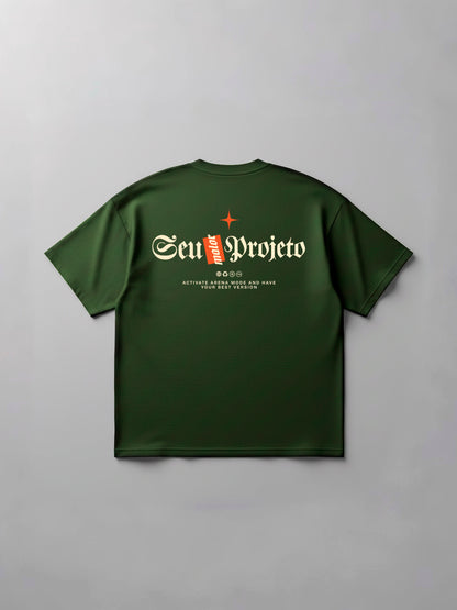 Oversized Basic Seu Maior Projeto II - Verde Militar