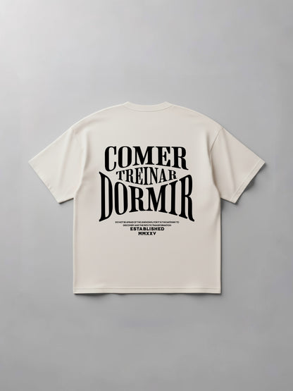 Oversized Comer Treinar e Dormir I - Off White
