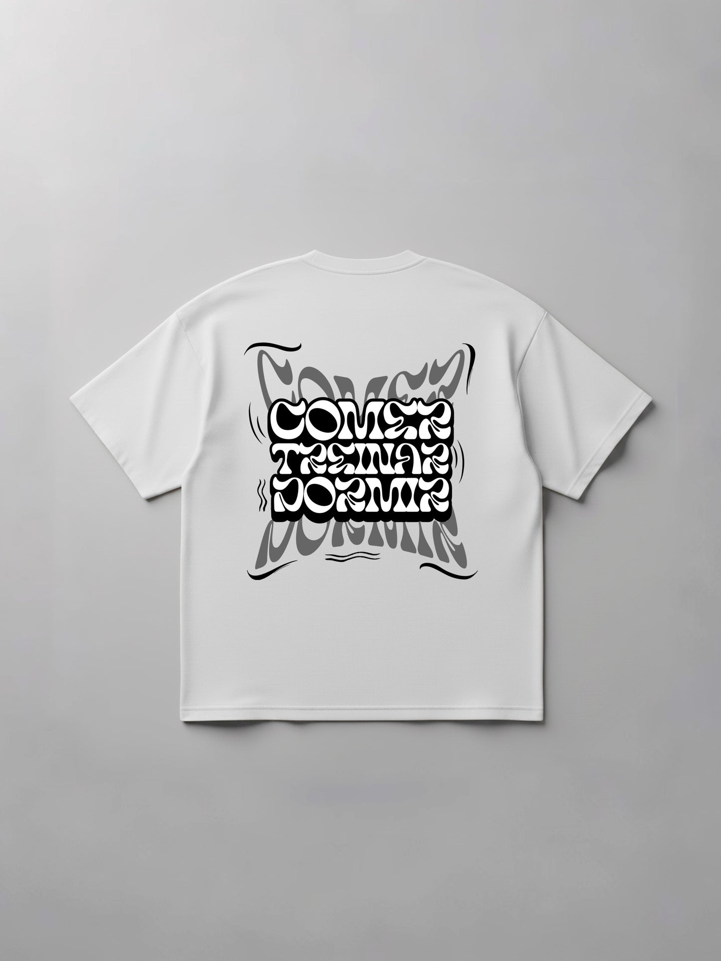 Oversized Comer Treinar e Dormir II - Branco