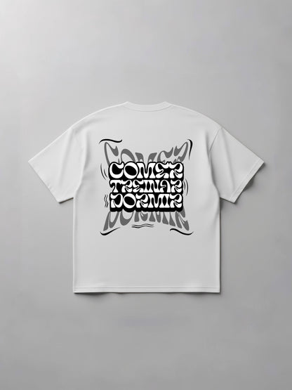 Oversized Comer Treinar e Dormir II - Branco