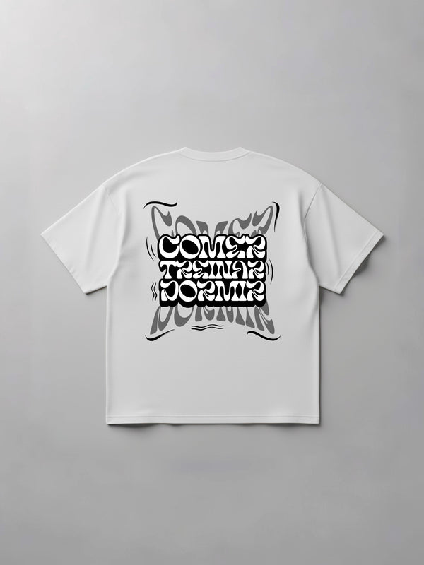 Oversized Comer Treinar e Dormir II - Branco - Arenna Sports