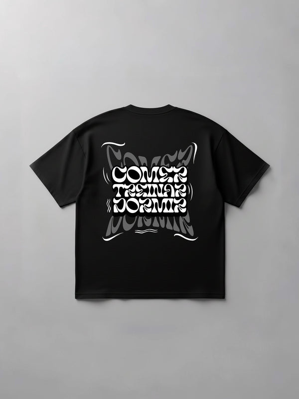 Oversized Comer Treinar e Dormir II - Preto - Arenna Sports