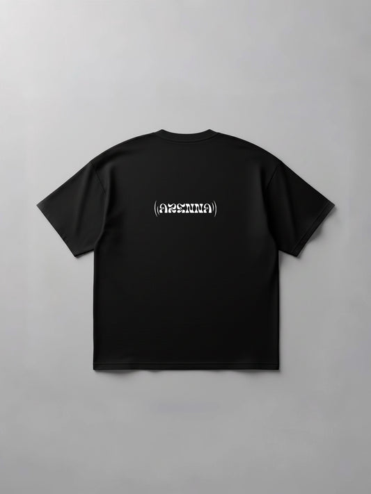 Oversized Comer Treinar e Dormir II - Preto