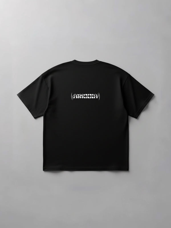 Oversized Comer Treinar e Dormir II - Preto - Arenna Sports