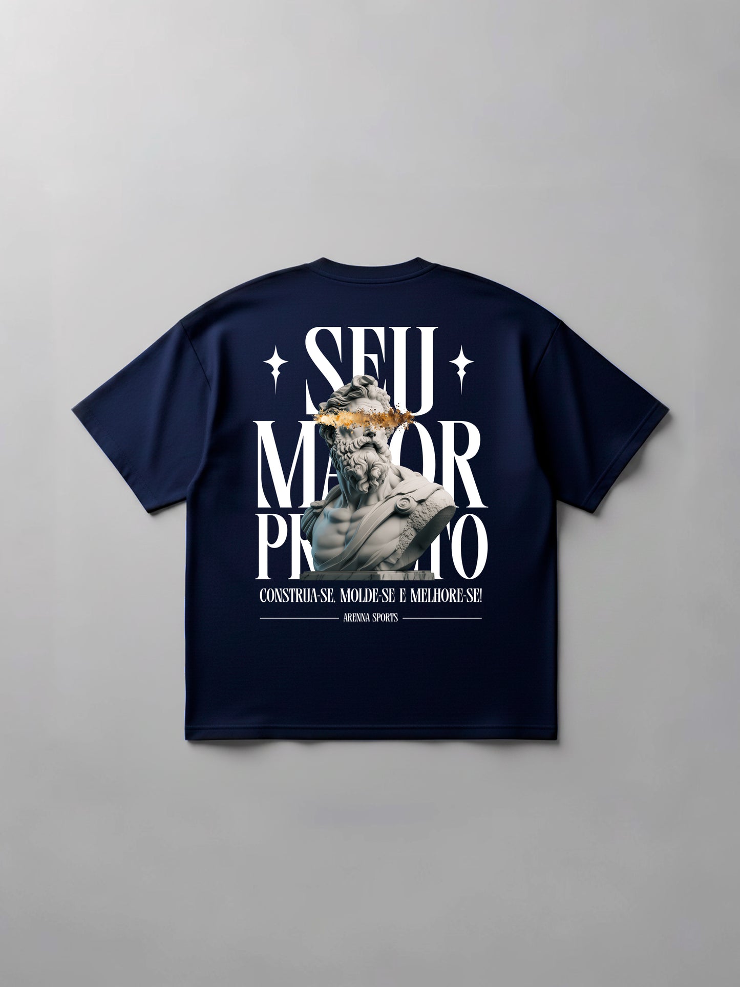 Oversized Seu Maior Projeto I - Azul Marinho