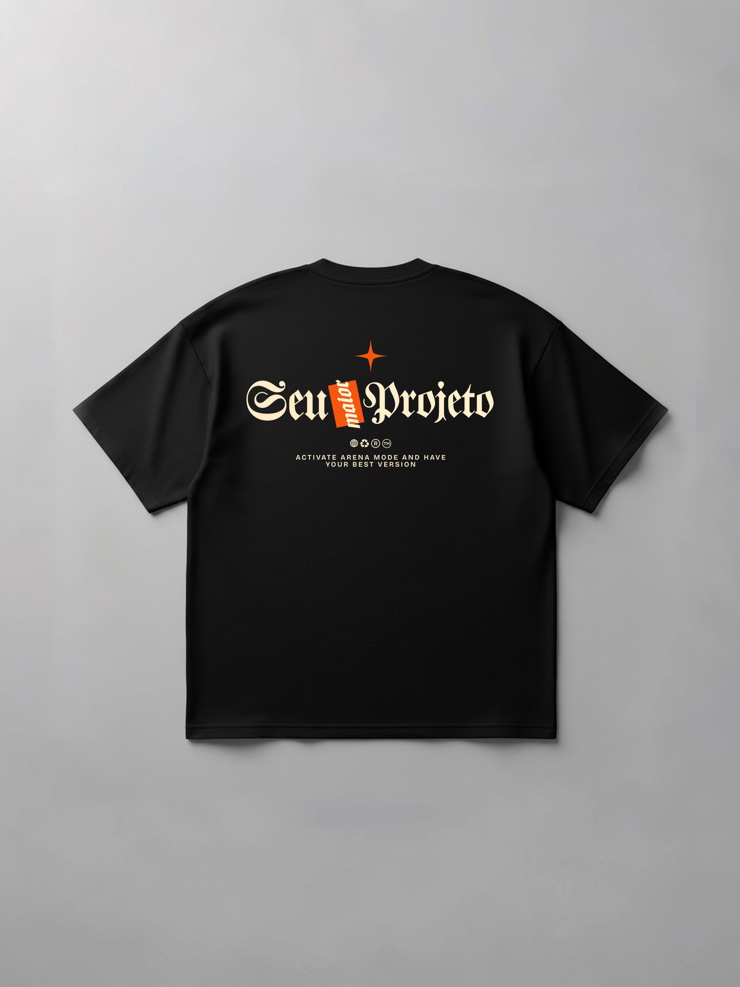Oversized Seu Maior Projeto II - Preto